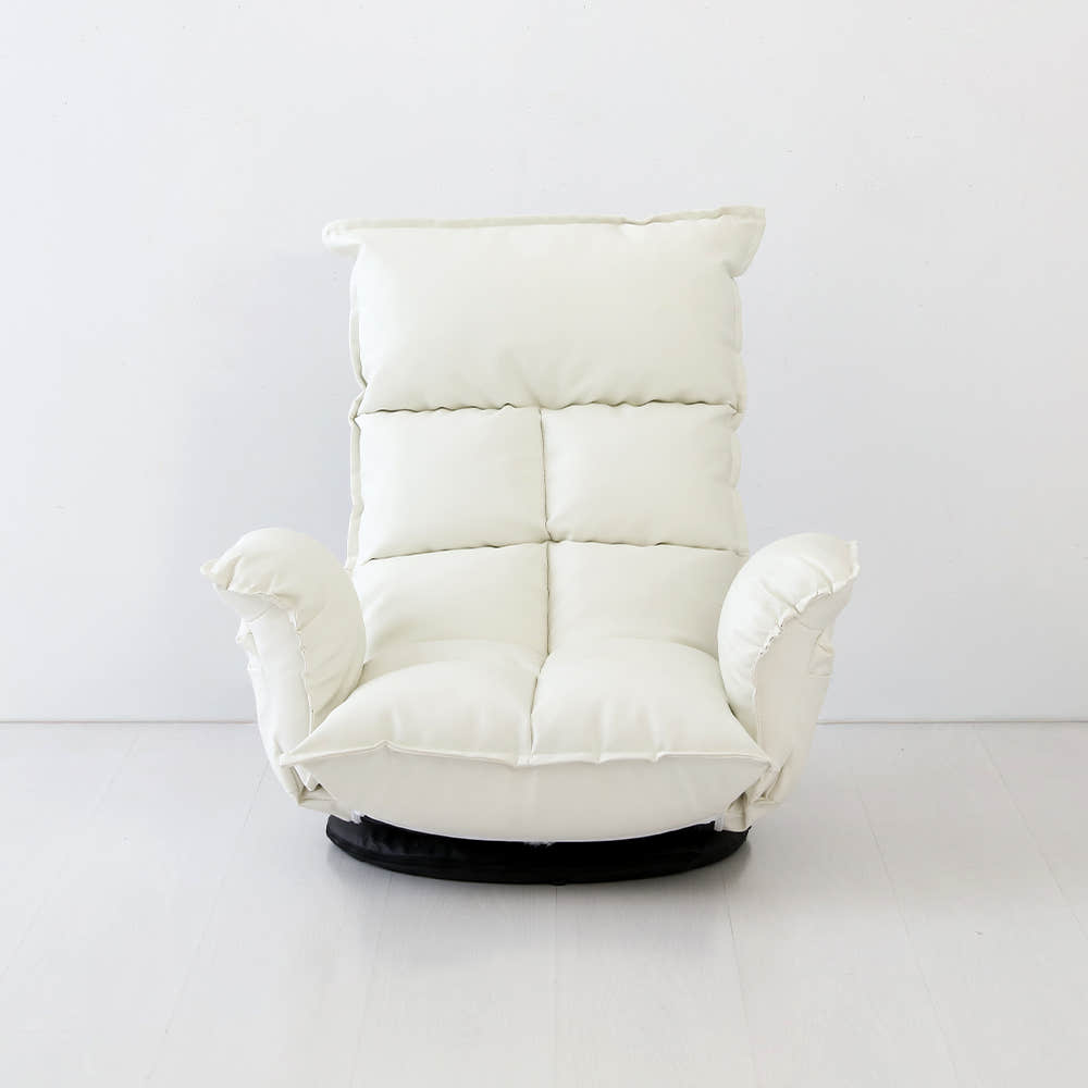 앰보 1인 좌식소파 회전팔걸이형 1인용, 다크브라운 7764.8364