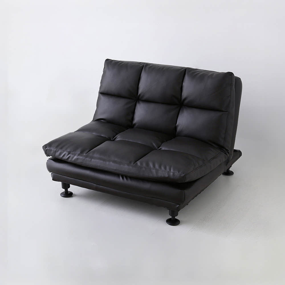 앰보 1인 멀티 소파 스툴미포함, 블랙브라운 2770.2410, 1인용