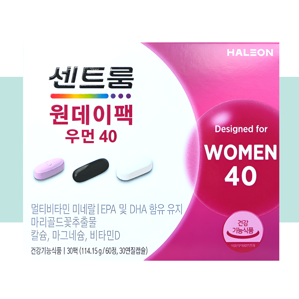 센트룸 원데이팩 우먼40 올인원영양제 30정X1박스