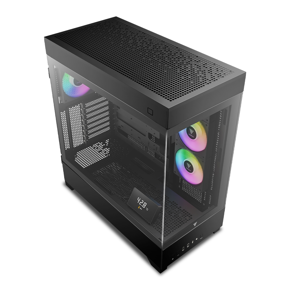 겜디아스 GAMDIAS ATLAS P1 ATX PC 컴퓨터 케이스 블랙 - 상세 이미지 2
