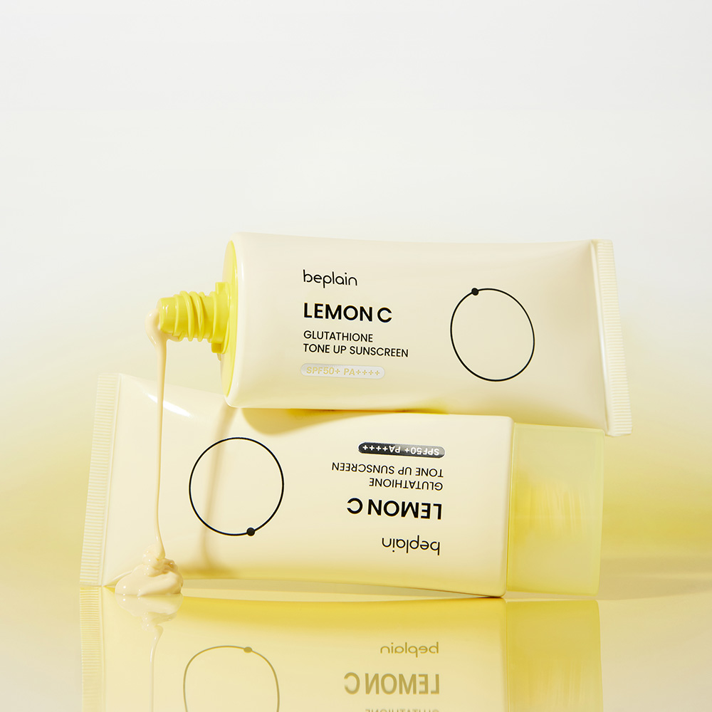 비플레인 레몬씨 글루타치온 톤업 선크림 50ml (SPF50+/PA++++) 50ml, 1개 - 상세 이미지 3