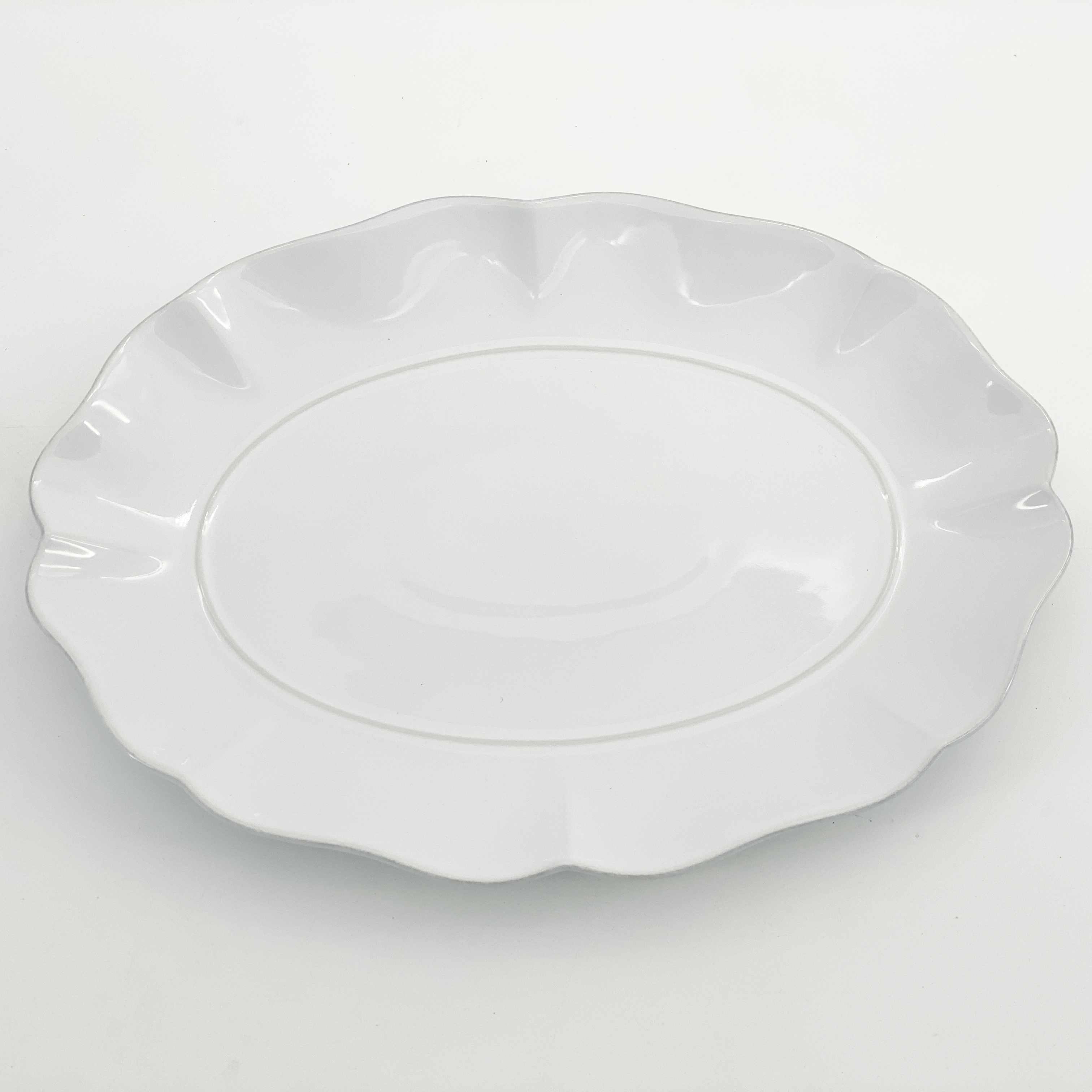 코스타노바 로사 타원접시 40cm DAA401 화이트 - 상품 이미지