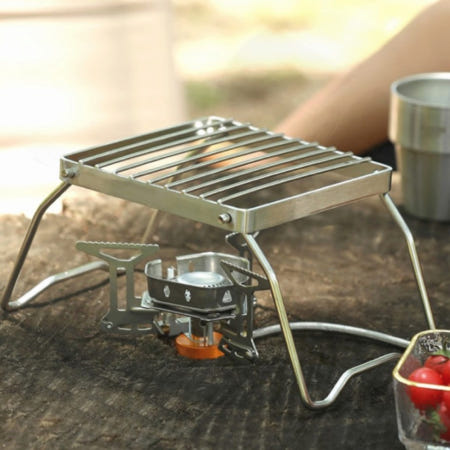 휴대용 버너 스탠드 캠핑 화로 받침대 그릴 접이식 야외