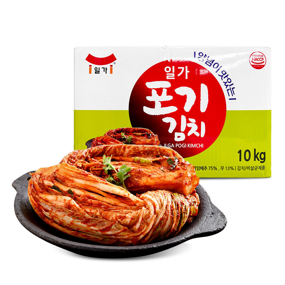 일가집 포기김치 10kg : 푸드뱅크주식회사