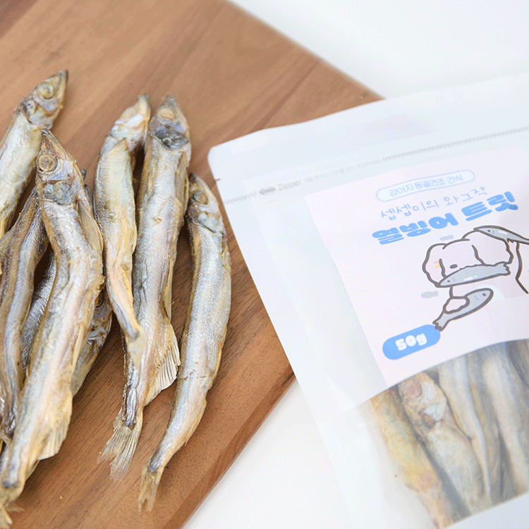 페네핏 강아지 동결건조 트릿 훈련 칭찬 저칼로리 간식 열빙어, 50g, 2개 - 상세 이미지 3