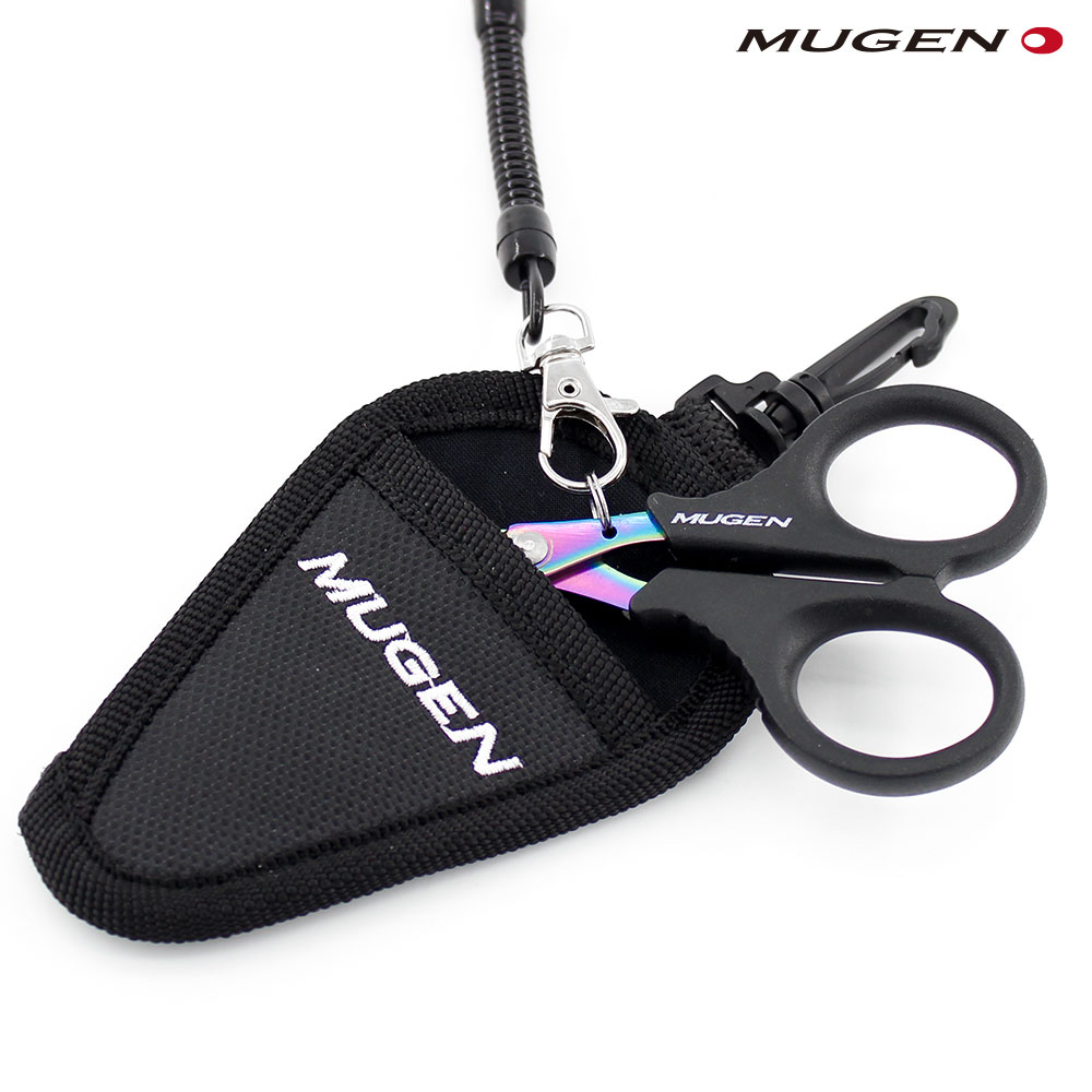 무겐 PE합사가위 세트 MG-005 낚시용 미니 가위집 스프링줄 - 상품 이미지