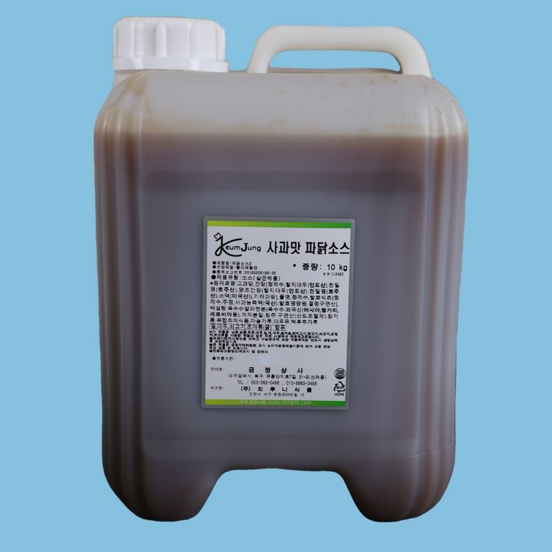 뫼루니식품 오리엔탈 겨자 사과맛 파닭소스 10KG 파닭드레싱 - 상세 이미지 3