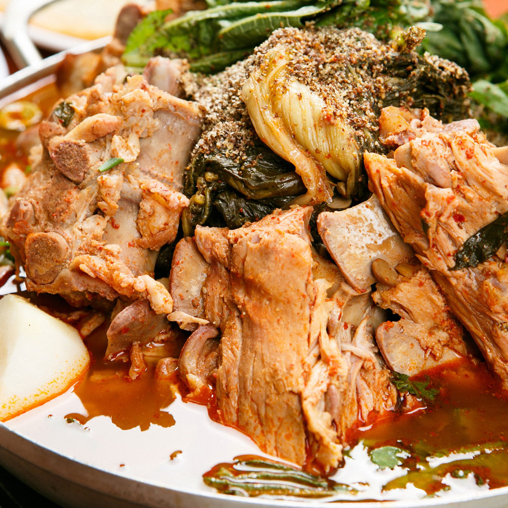 참도깨비 도국 감자탕1KG X3팩 +돌돌이 당면 우거지 뼈 해장국 국밥 캠핑음식