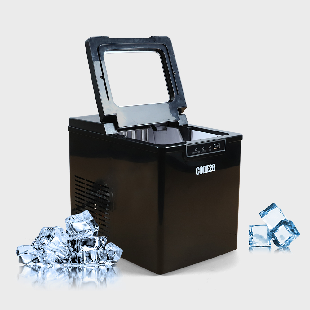 코드26 자동세척 가정용 제빙기 업소용 캠핑 캠핑용 휴대용 미니제빙기 13kg