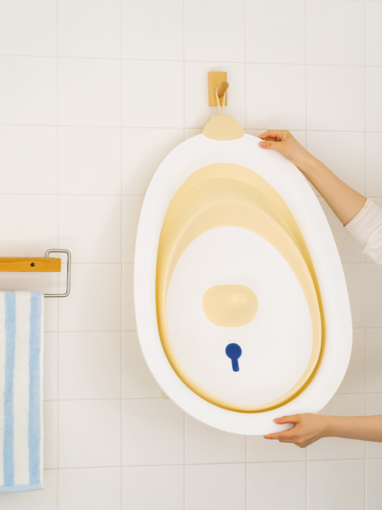 폴레드 허그베어 2in1 아기 욕조 신생아 유아 접이식