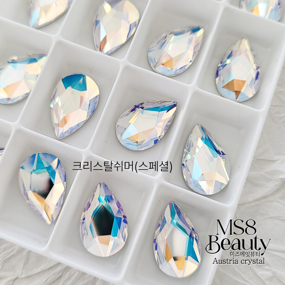 스와로브스키 2303 물방울 14mm 페어 3개 스와 오스트리아 크리스탈 스톤 - 상세 이미지 5