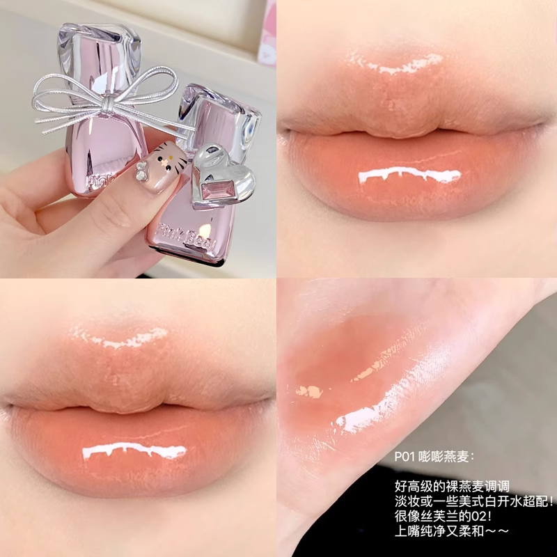 pink bear 핑크베어 안묻어나는 립 틴트 촉촉한 광 오래가는 글로우틴트 P시리즈 이미지 7