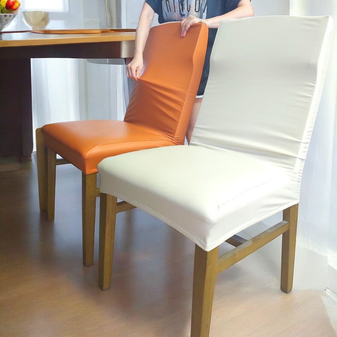 식탁의자커버 가죽교체 식탁의자 리폼 천갈이 덮개 시트 DD080