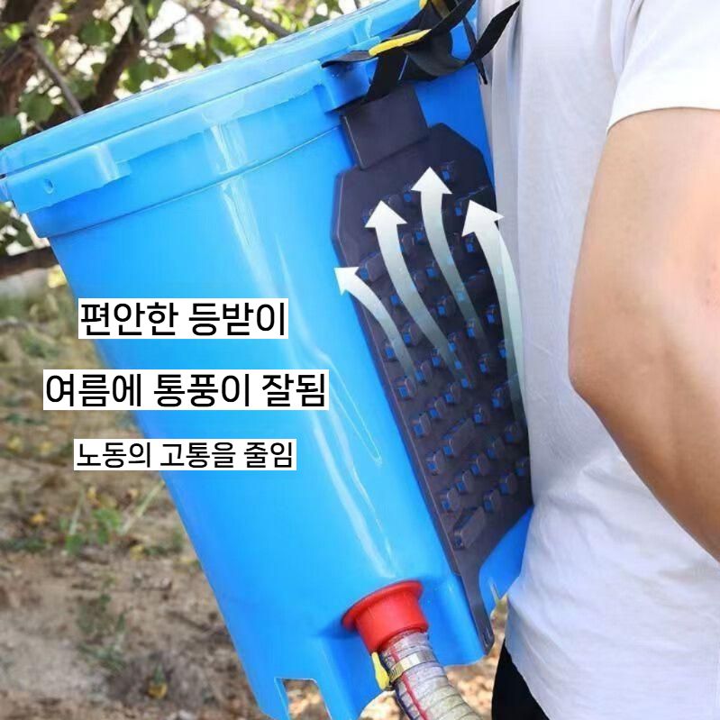 수동 비료주입기 배낭형 퇴비 투입기 농장 비료주는기계 - 상세 이미지 4
