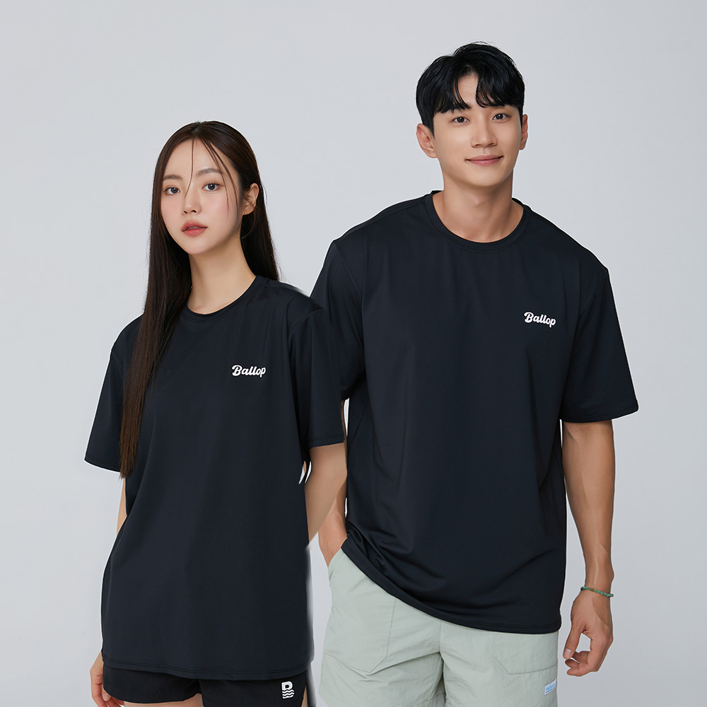 밸롭 임팩트 세미오버 숏슬리브 블랙 2개 구매 시 추가할인 - 상품 이미지