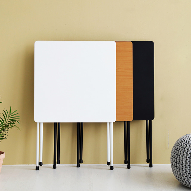 HOMATO 접이식테이블 60 SM-659NPL 래치드블랙 7457.9904