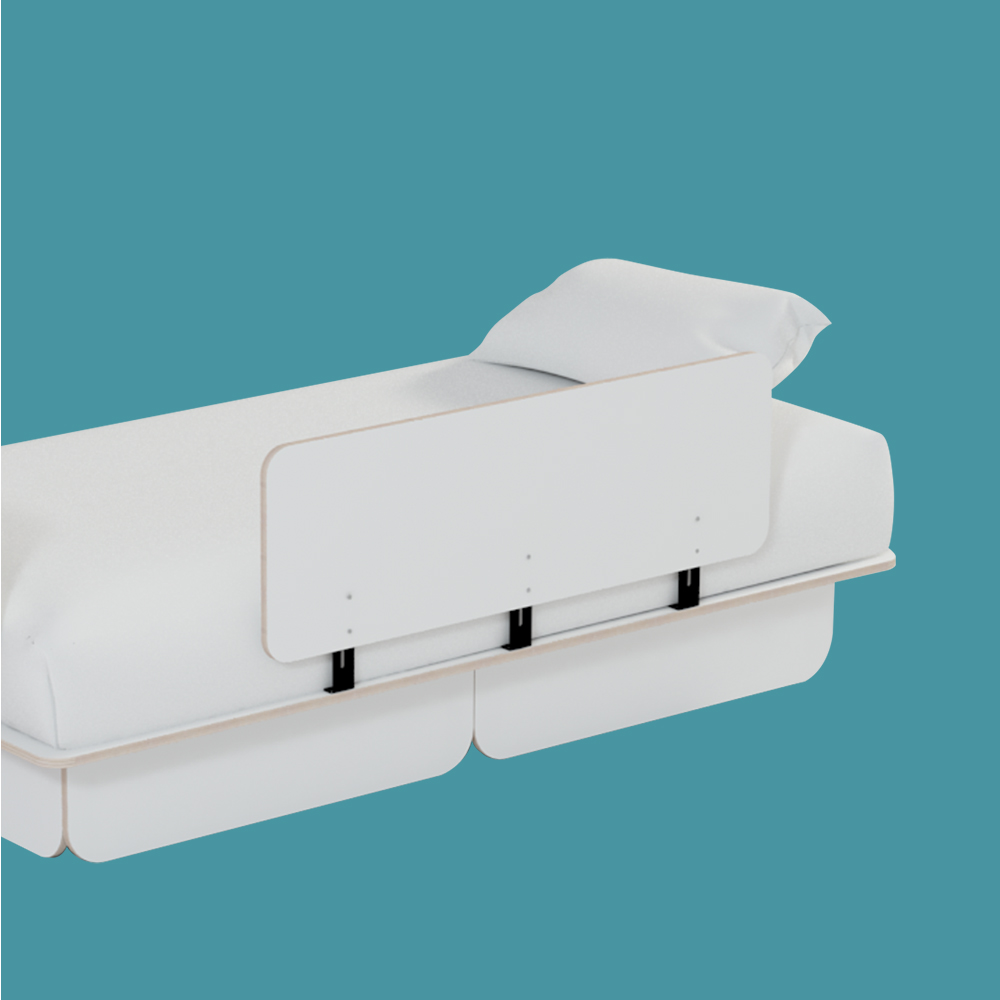 누어 룬드 무헤드 싱글 슈퍼싱글 수납형 파운데이션 침대 프레임 S/SS