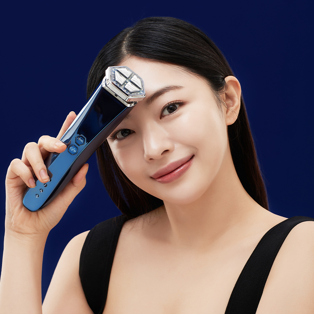 펄케어 딥블루 프로 고주파 탄력 뷰티디바이스 마사지기 홈케어 뷰티 피부 갈바닉 관리기