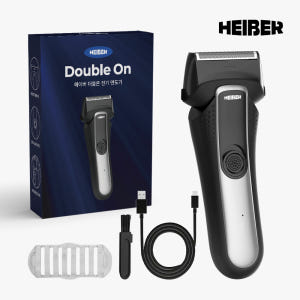 헤이버 더블온 전동 면도기 충전식 생활방수 고성능 휴대용 전기면도기 개봉기 | 실사용 후기 - 상품 이미지 1
