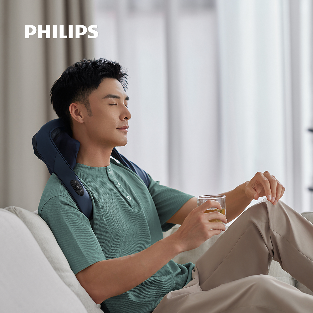 필립스 힐링테라피 목어깨 마사지기 PPM3522 등 허리 안마기 남성 여성 마사지건 복부 - 상세 이미지 2