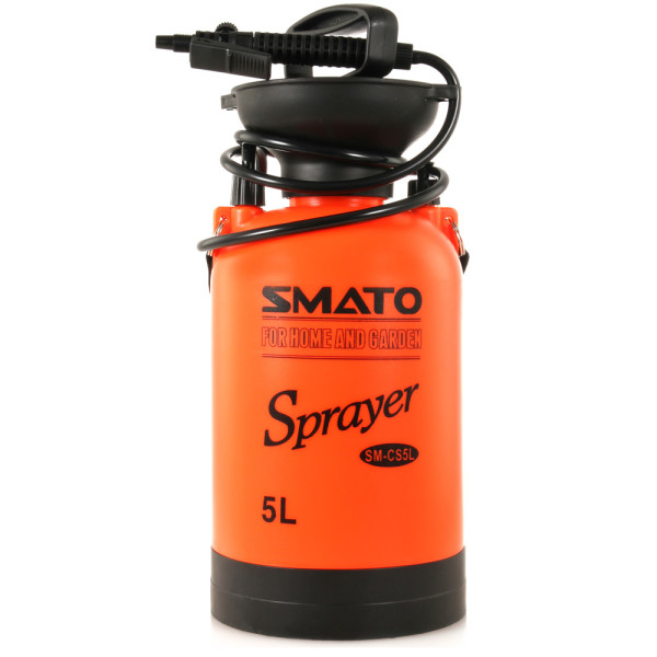 스마토 압축분무기 대용량 농약 소독 세차 욕실 다용도 물조리개 5L, 1개