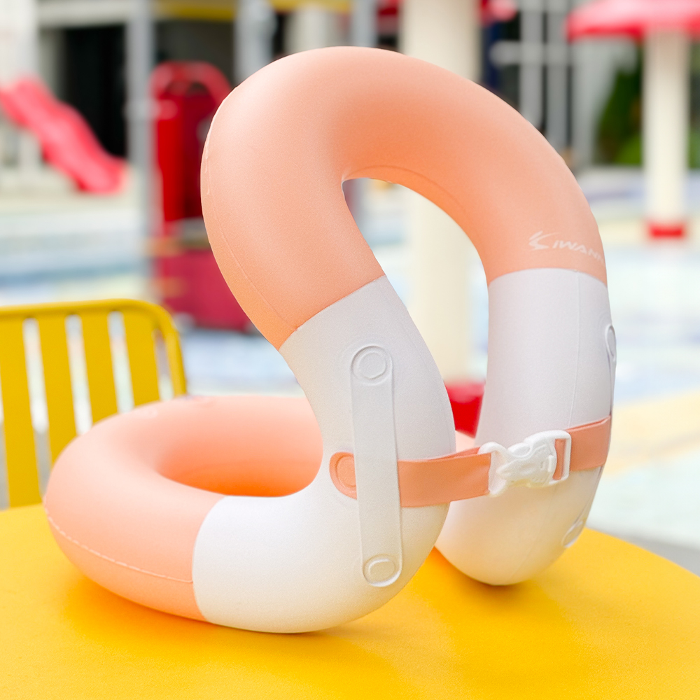 아이워너 더블 에어 어린이 넥튜브 구명조끼 50 코랄핑크