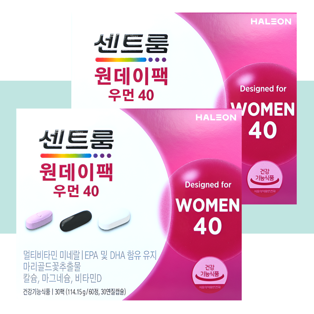 센트룸 원데이팩 우먼40 올인원영양제 30정X2박스