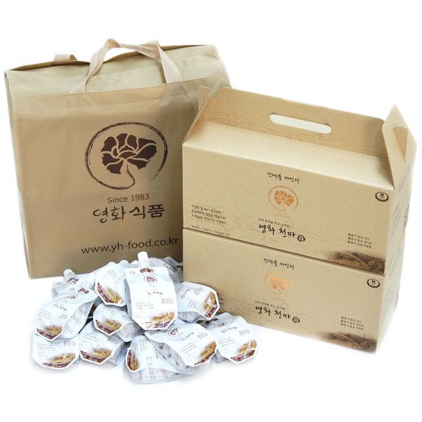 영화식품 천마즙 100ml 30팩 2박스 (국산 무주 천마) : 알로 에이