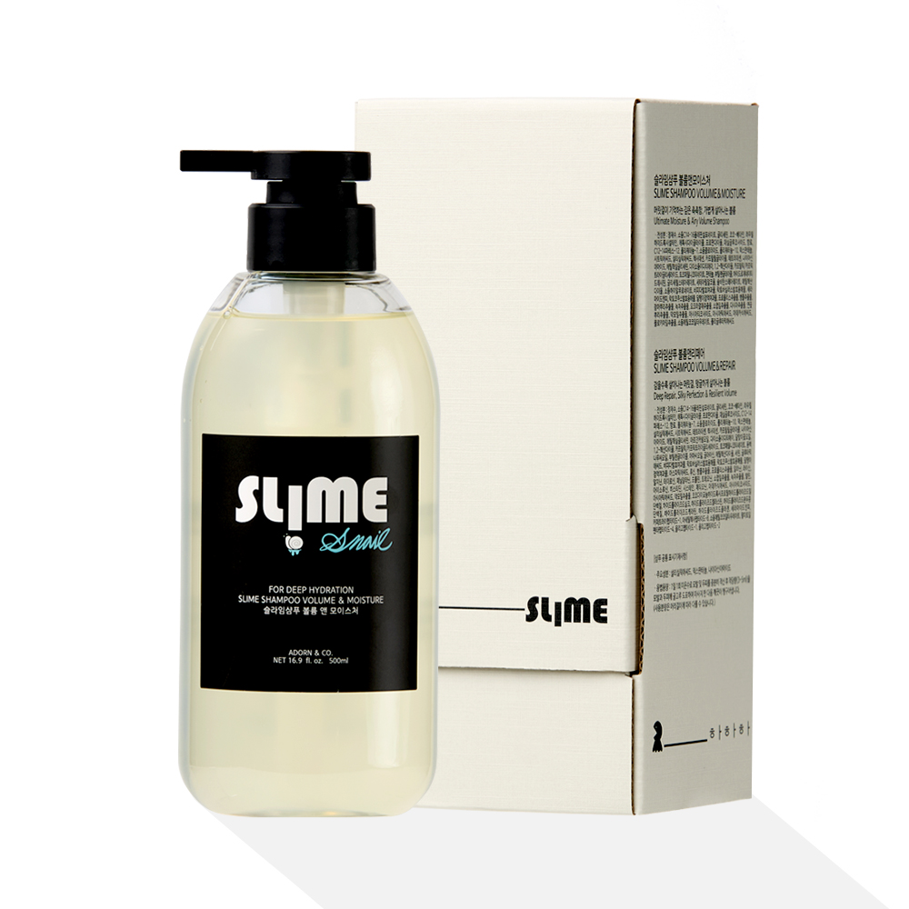 어던앤코 슬라임 모이스처 볼륨 탈모 샴푸 향기좋은 뮤신 달팽이 수분 500ml