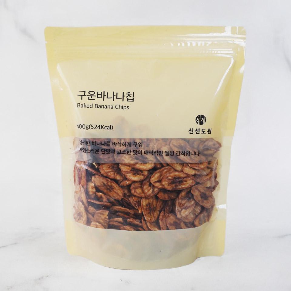 메가마트 신선도원 구운바나나칩 400g