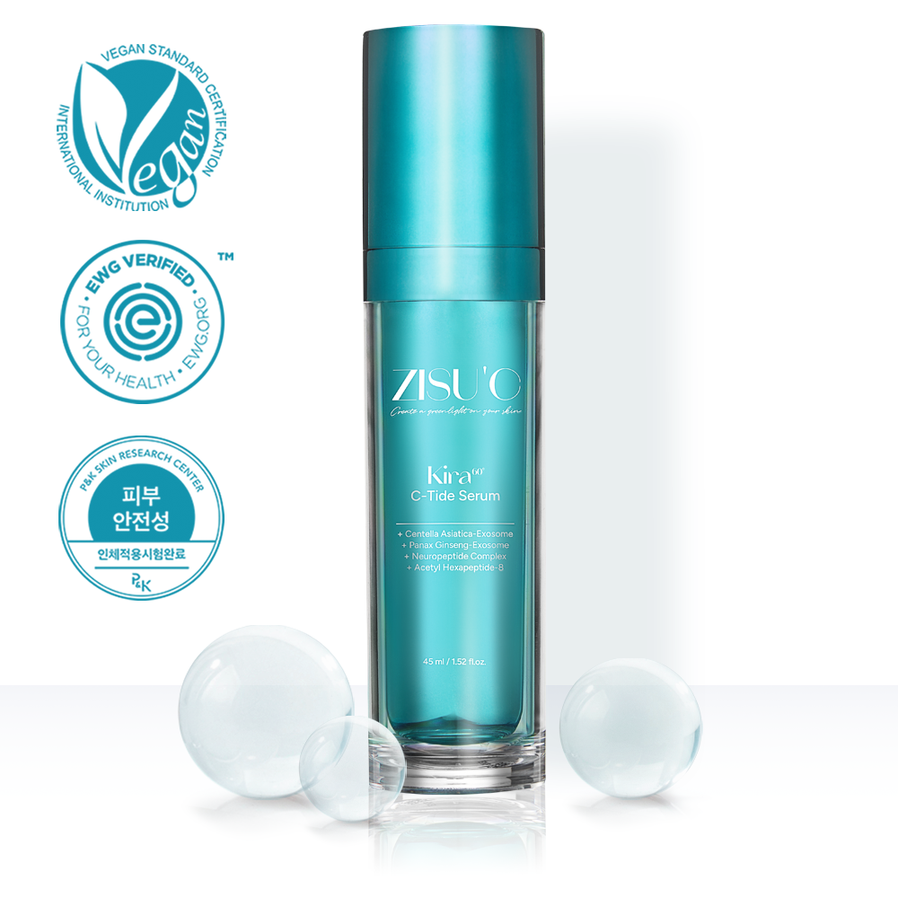 지수씨 비건 수분 진정 쿨링 펩타이드 고보습 세럼 - 엑소좀 / 민감성 피부