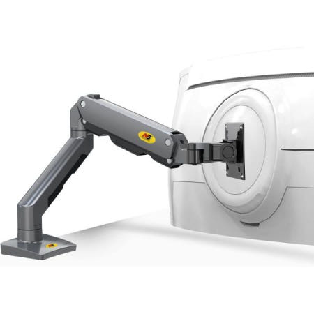 [해외]NB 노스 베이유 헤비 듀티 모니터 암 데스크 마운트, 풀 모션 스탠드 27-45인치 대형 화면, 웨이트 용량 11파운드-33파운드 게이밍 G60