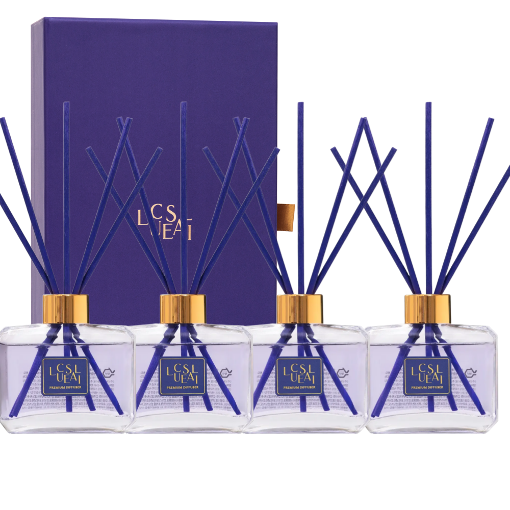 루체살리 고급 백화점디퓨저 선물 명품 거실 실내 디퓨저 멜론필드, 100ml, 4개
