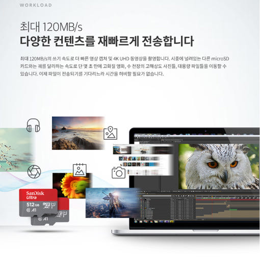 샌디스크 울트라 microSD 128GB 상품 이미지