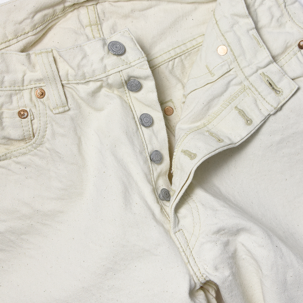폴카운트 데님 팬츠 Wide Ecru Selvedge Denim 청바지 0105EC - 상세 이미지 4