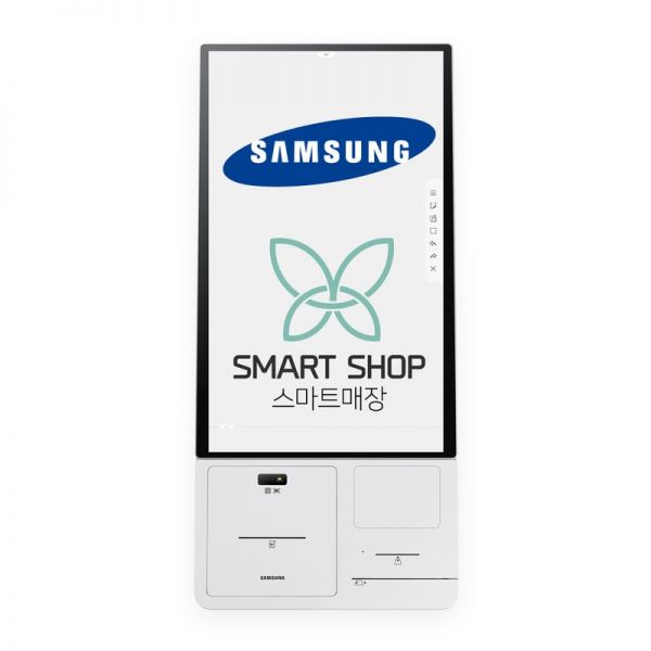 삼성전자 삼성키오스크 KIOSK 무인키오스크 카페 매점 무인점포 식당 가게 계산대 발권기 : 라인샵몰