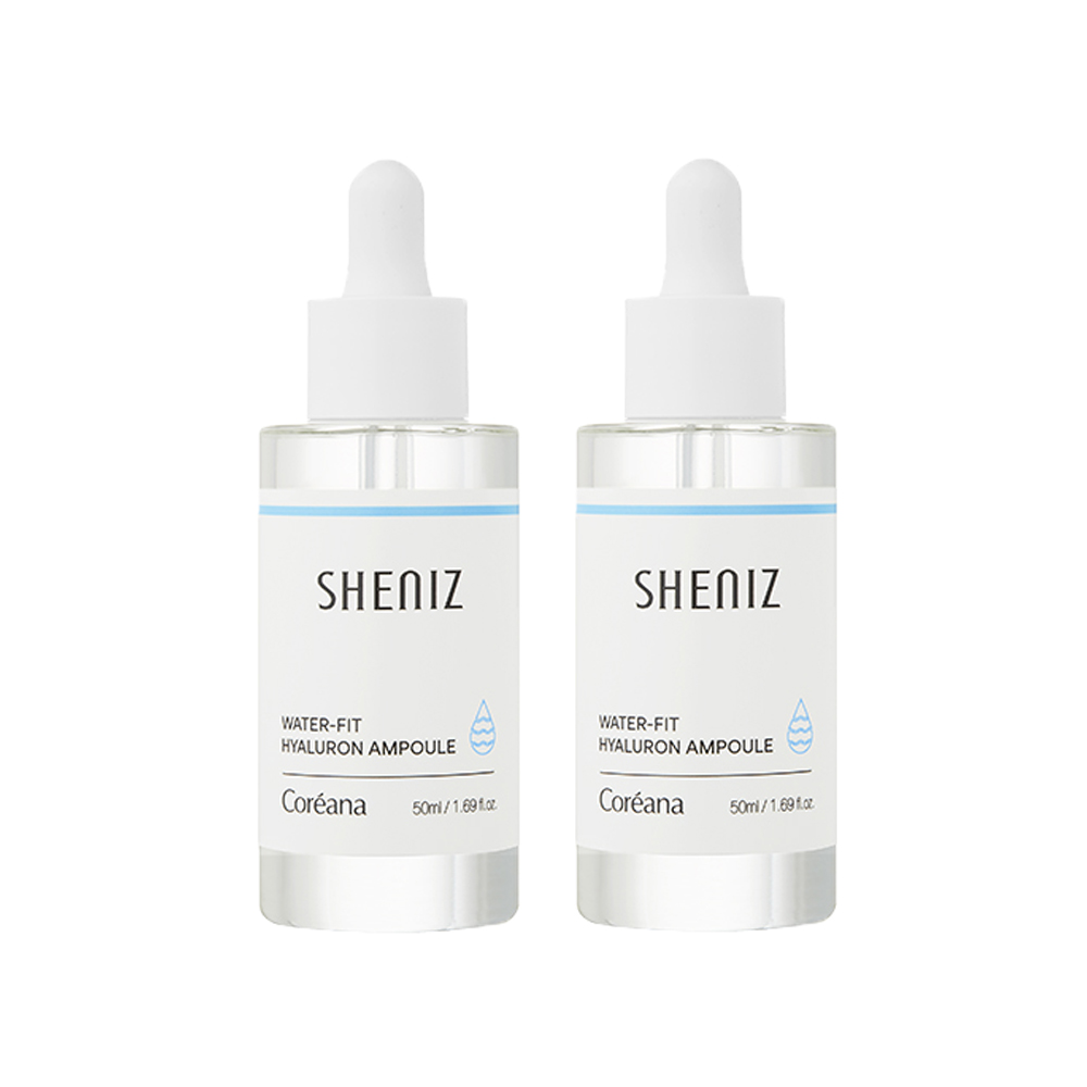 코리아나 쉬니즈 워터핏 히알루론산 앰플 수분 미백 앰플 50ml 2개(2026년 3월까지)