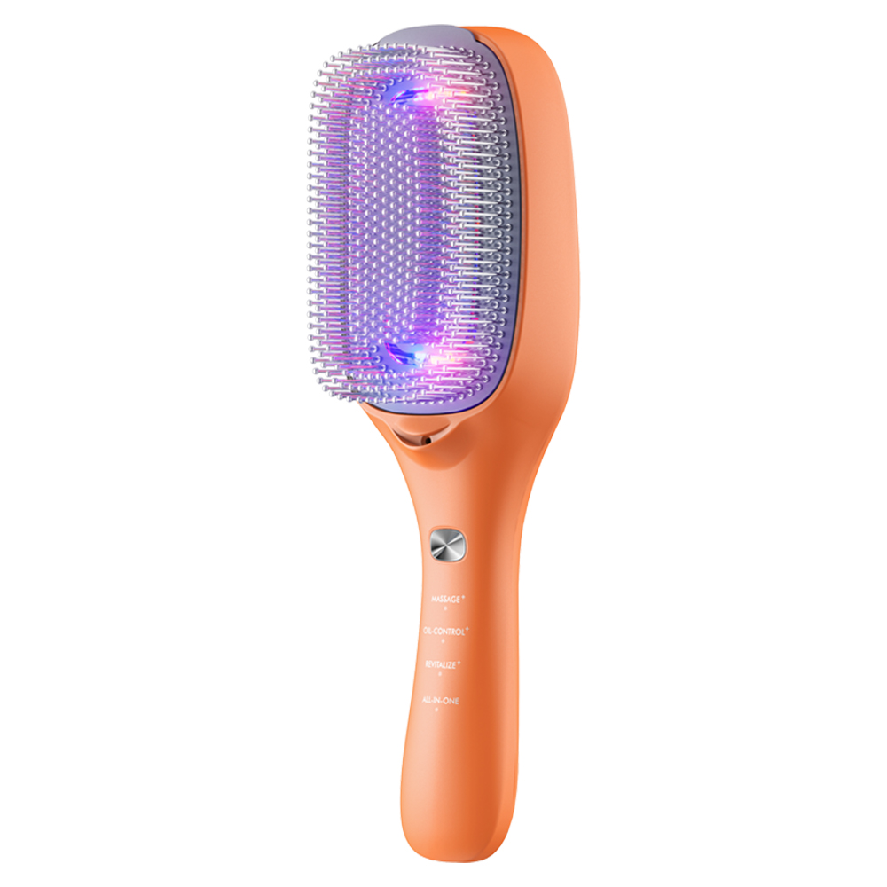 펄케어 터치뷰티 VITA 헤어 갈바닉 고주파 두피 마사지기 적생광 탈모 관리기 오렌지