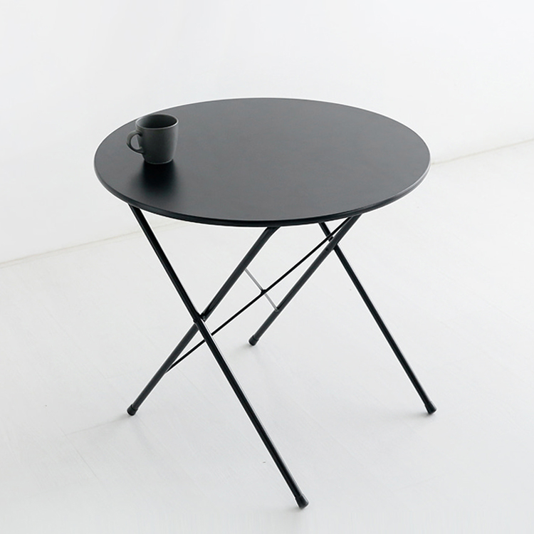 HOMATO 접이식테이블 라운드 D80 빈티지화이트 1057.0772