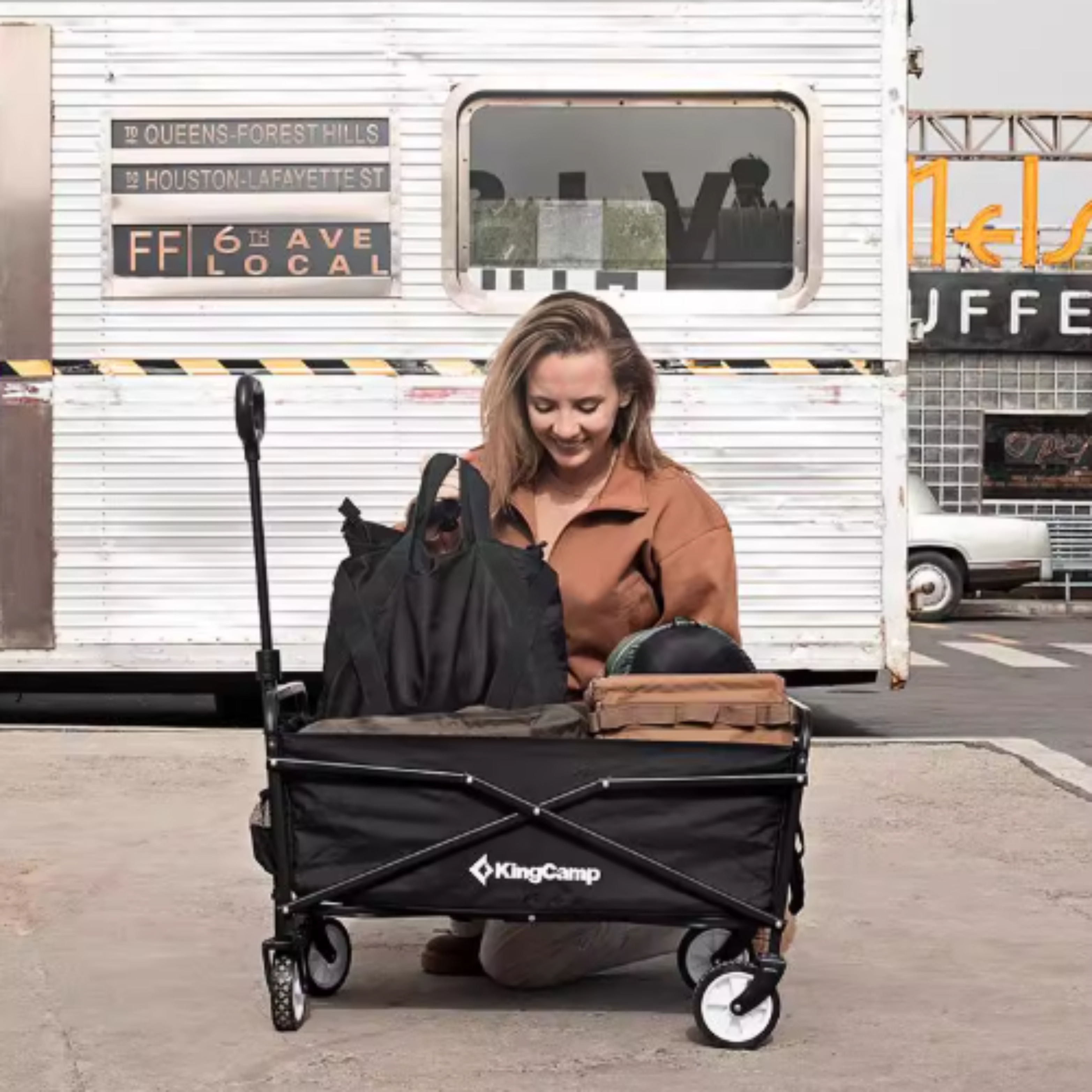 킹캠프 접이식 폴딩 웨건 다용도 야외 캠핑 카트 KC2460 Folding camping wagon 이미지 6