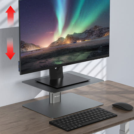 (주)엘디네트웍스 베사홀없는 수직모니터암 무베사모니터암 세로거치대 높이조절