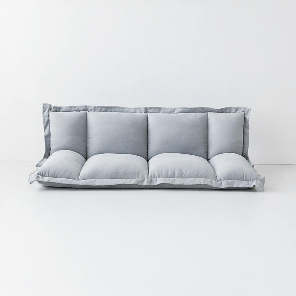 앰보 2인 좌식소파 D형 2인용, 라이트그레이 7618.2795