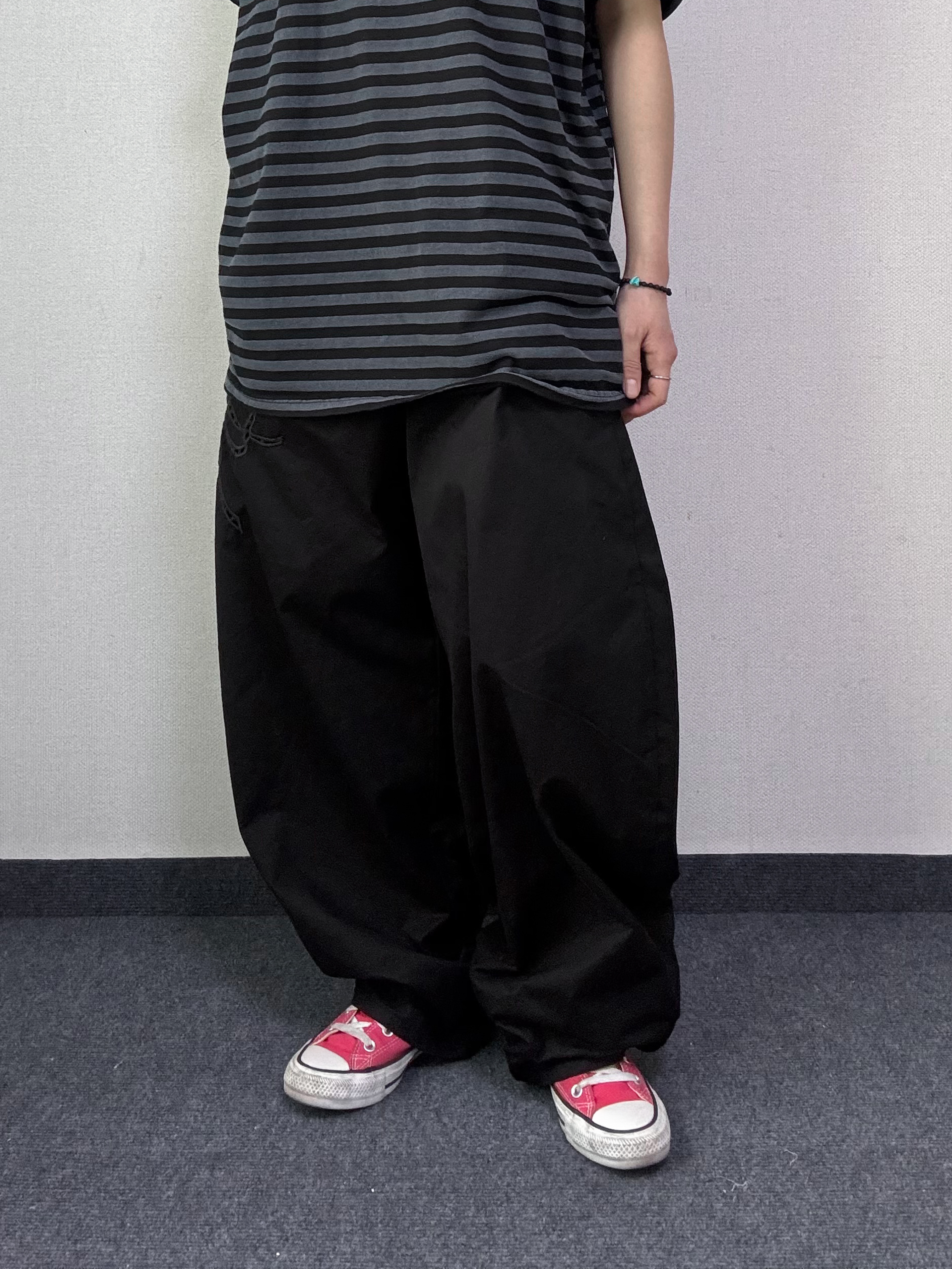 리븐 바이오 펀칭 롱 와이드 팬츠 [2Color] - 상세 이미지 4