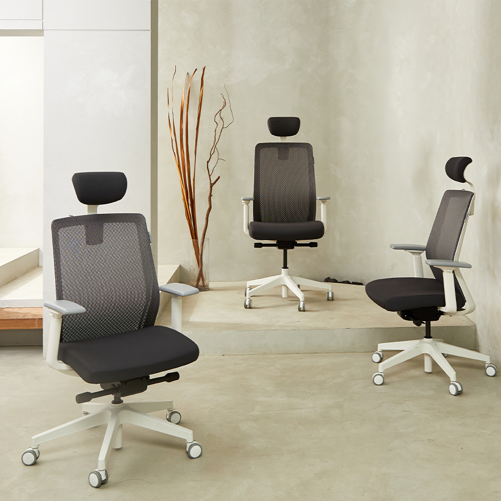 사이즈오브체어 베이직 3size S/M/L 사무용 컴퓨터 사무실 메쉬 의자