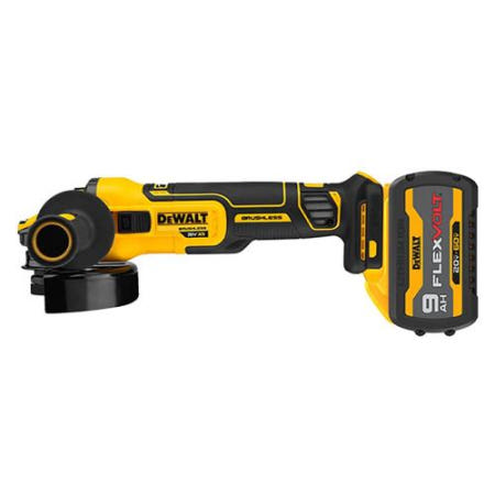 디월트 충전그라인더 DCG409X1(20V/9.0Ah) BL 125mm(5)-배터리1개