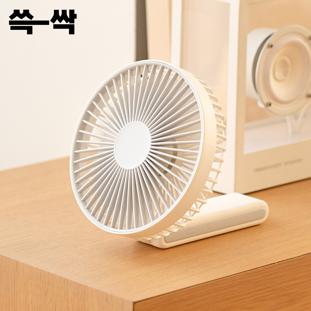 쓱싹 휴대용 탁상용 빅팬 선풍기 BigFan16 4단 풍속 저소음 4,400mAh - 상세 이미지 5