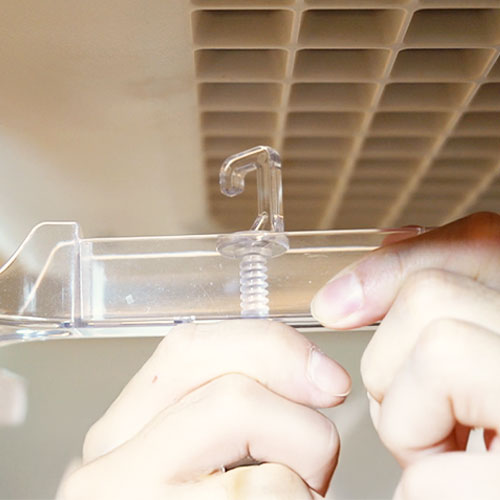 윈드코어 시스템 히터 에어컨 냉온풍 바람막이 무타공 천장형 가드 가림막 날개 무접착