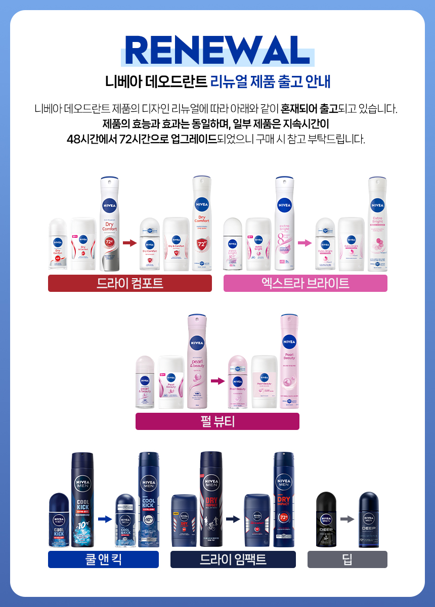 니베아 데오드란트 스프레이 드라이 콤포트 200ml, 2개