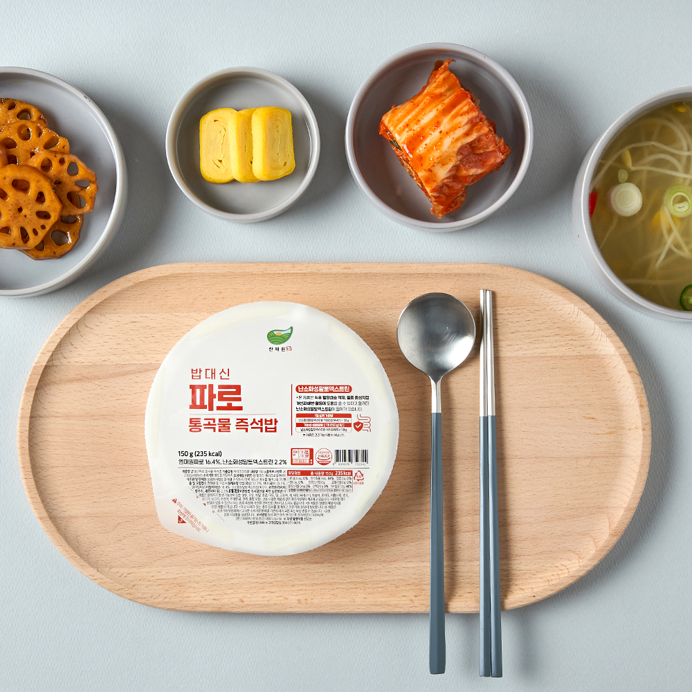한채원 밥대신 파로 통곡물 현미 즉석밥 당류 0g 식이섬유 간편식 150g, 24개 - 상세 이미지 5