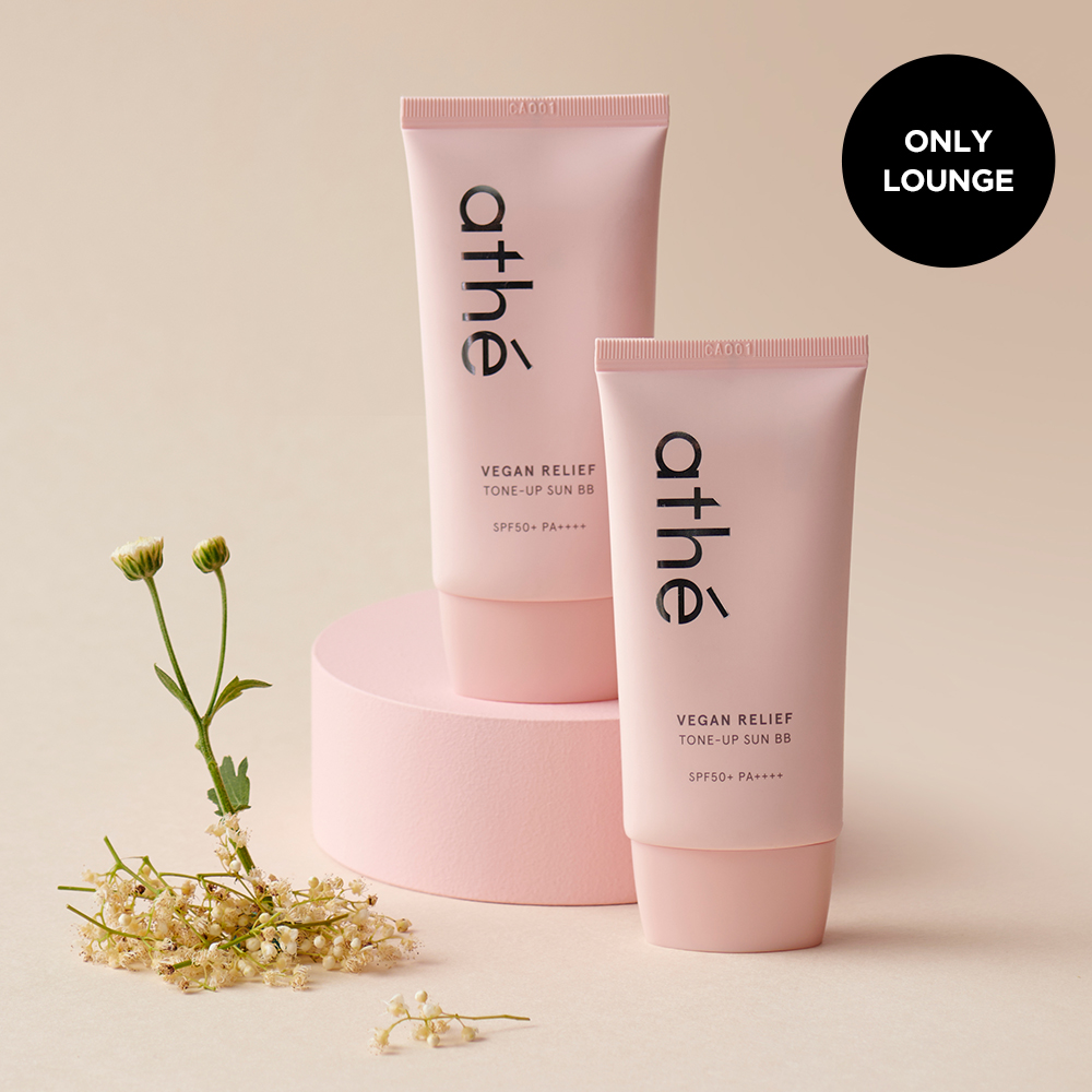 [라운지전용/1+1] 아떼 비건 릴리프 톤업 선 비비 50ml x 2개 SPF50+PA++++ - 상품 이미지